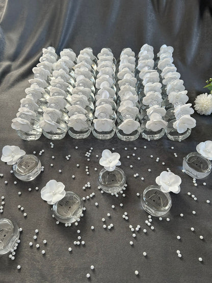 Ortanca Süslemeli İnci Çiçeği Hatırası - 10 Adet